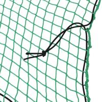 VidaXL Aanhangwagennet elastisch touw 3x2,5 m polypropeen groen - thumbnail