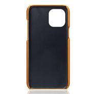 Casecentive Leren Wallet Back case iPhone 13 Pro tan - thumbnail