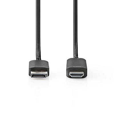 Nedis DisplayPort-Kabel | DisplayPort Male | HDMI | 2 m | 1 stuks - CCGB37104BK20 CCGB37104BK20
