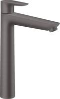 Wastafelmengkraan Talis E 240 HansGrohe Eengreeps met Trekwaste Geborsteld Zwart Chroom - thumbnail