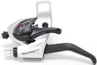 SHIMANO rem- / schakelhendel "tourney tx st-tx800" shim.shift/br.lever tour. tx800 3sp 2f sil. - thumbnail