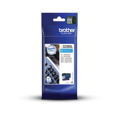 Brother inktcartridge, 5.000 pagina's, OEM LC-3239XLC, cyaan