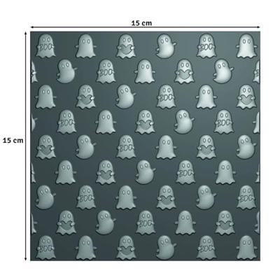 Vaessen Creative • embossing folder spookjes 15x15cm 1st.