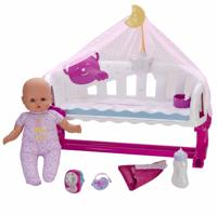 Famosa Nenuco slaap met mij nenuco met baby monitor, baby pop bedje - thumbnail