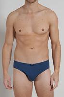 3-pak 100% biologisch katoen - Heren Slips - Heren ondergoed - Tunnel elastiek - onderbroek - thumbnail