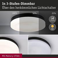 Paulmann 96778 Amalie LED-plafondlamp LED LED 16 W Zwart (mat) - thumbnail