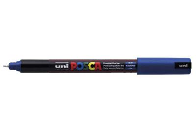 Uni Posca marker pc-1mr donkerblauw - extra fine 0,7mm