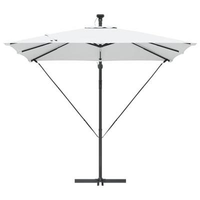 VidaXL Cantilever banana parasol zand 249 x 249 x 250 cm VidaXL Cantilever banana parasol zand 249 x 249 x 250 cm