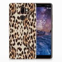 Nokia 7 Plus | TPU Hoesje | Leopard - thumbnail