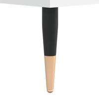 Dressoir 34,5x32,5x90 cm bewerkt hout wit - thumbnail