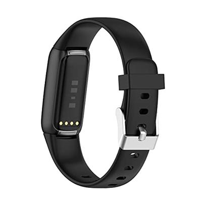 Fitbit Luxe - Sportbandje met gesp - Maat: Large - Zwart Fitbit Luxe - Sportbandje met gesp - Maat: Large - Zwart