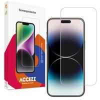 Accezz Gehard Glas Screenprotector iPhone 15 Plus / 15 Pro Max Smartphone screenprotector Transparant - thumbnail