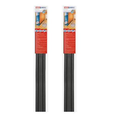 tesa 05418-00500-05 Dubbele tochtstrip tesamoll Antraciet (l x b) 0.95 m x 25 mm 2 stuk(s)