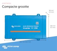 Victron Energy Phoenix 12/250 Omvormer 250 W 12 V/DC - 230 V/AC - thumbnail