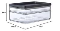 Mepal koelkastdoos Omnia ontbijt duo 500+1200 ml - black - thumbnail