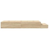 Opbergbedframe Sonoma Eiken 236.5 x 80 x 31.5 cm Bewerkt hout - thumbnail
