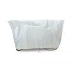 Vk fietsbeschermhoes (2) classic wit met ringen - thumbnail