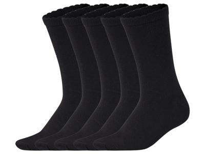 esmara 5 Paar sokken (Zwart, 35-38)