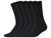 esmara 5 Paar sokken (Zwart, 35-38) - thumbnail