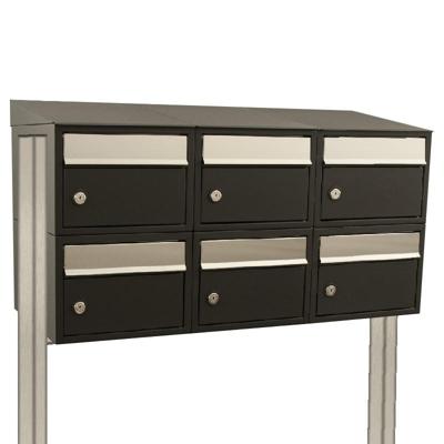 Stoer! Brickset 3-Breed, 2-Hoog Met Dak Op Statief Zwart - 40215070_3x2ds