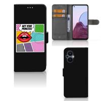 OPPO Reno 8 Lite | OnePlus Nord N20 | Wallet Case | met Pasjes | Popart Princess - thumbnail