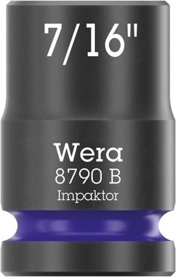 Wera 8790 B Impaktor 05005517001 Dop (zeskant) Dopsleutelinzetstuk 7/16 1 stuks 3/8 Wera 8790 B Impaktor 05005517001 Dop (zeskant) Dopsleutelinzetstuk 7/16 1 stuks 3/8