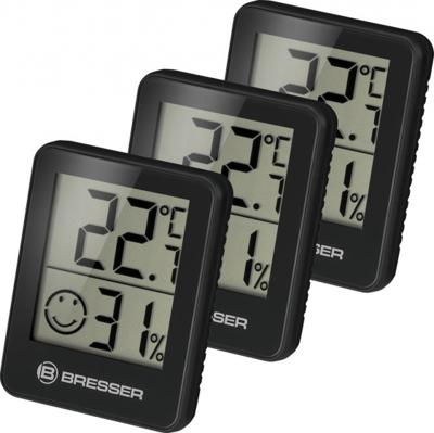BRESSER ClimaTemp Hygro Indicator Set van 3 Thermo-/Hygrometers (zwart)