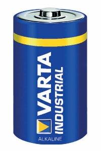 VARTA 04020 211 111 Industrial Batterij D Mono Alkaline Batterijen LR20 - Verpakking met 20 stuks, Made in Germany