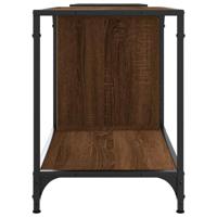 Tv-meubel 203x37x50 cm bewerkt hout bruin eikenkleur - thumbnail