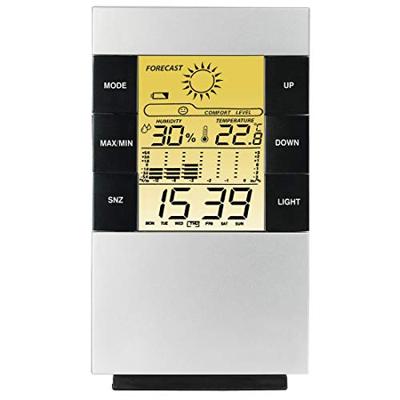Hama LCD- thermo-/hygrometer TH-200 Weerstation Zilver