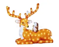 Kerstverlichting Rendier Acryl Liggend 140 LED 66,5cm - thumbnail