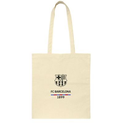 Handtas F.C. Barcelona Beige Katoen Handtas F.C. Barcelona Beige Katoen