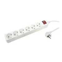 Calex tafelcontactdoos 6-voudig + schakelaar - thumbnail