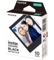Fujifilm INSTAX SQUARE Color Film - BLACK Frame / 10 pack - thumbnail