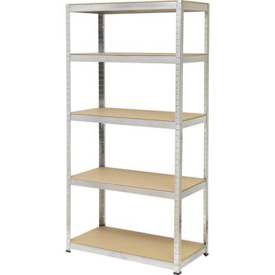 TOOLCRAFT 2265279 Stellingkast (extra stevig) 265 kg (b x h x d) 900 x 1800 x 450 mm Metaal, MDF Mat Verzinkt, Zilver Hout TOOLCRAFT 2265279 Stellingkast (extra stevig) 265 kg (b x h x d) 900 x 1800 x 450 mm Metaal, MDF Mat Verzinkt, Zilver Hout