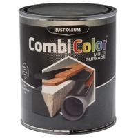 Rust-Oleum Combicolor multi-surface zwart mat 0.75ltr - thumbnail