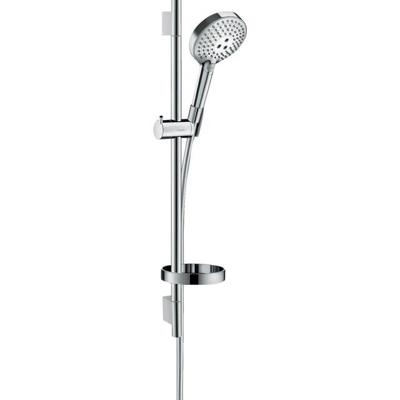 Hansgrohe Raindance Select S doucheset 120 3jet PowderRain met Unica&apos;S Puro glijstang 65 cm, chroom