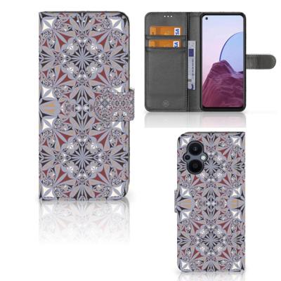 OPPO Reno 8 Lite | OnePlus Nord N20 | Bookcase | Flower Tiles