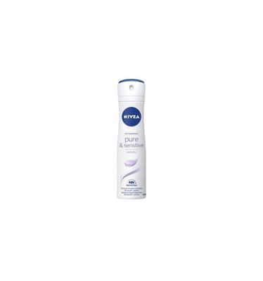 Nivea Pure & Sensitive Deodorant Spray - 150 ml Nivea Pure & Sensitive Deodorant Spray - 150 ml