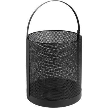 Windlicht Malaga - zwart - 24xØ23 cm