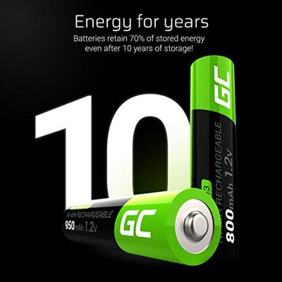 Green Cell HR03 Oplaadbare AAA batterij (potlood) NiMH 800 mAh 1.2 V 2 stuk(s) - thumbnail