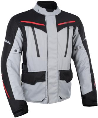 OXFORD jacke "metro 2.0" jacket metro 2.0 gray/black/red gr. l