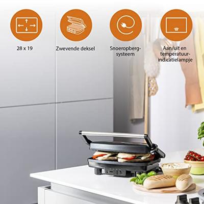 Tristar GR-2856 Contactgrill Zwart/RVS