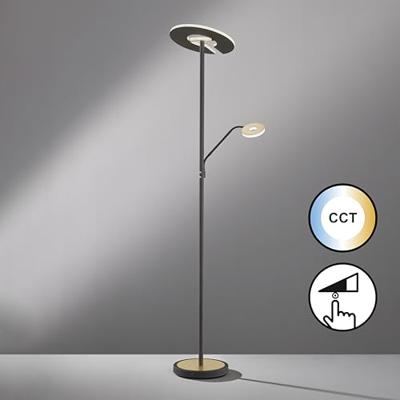 Fischer & Honsel LeeslampDent zwart met goud - 40466