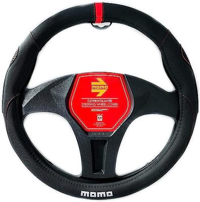 Stuurhoes MOMO SWC014BR Zwart Polyurethaan Universeel Stuurhoes MOMO SWC014BR Zwart Polyurethaan Universeel