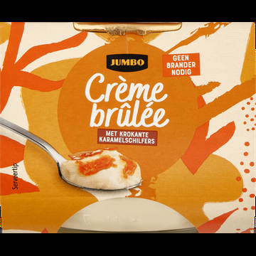 Jumbo Creme Brulee met Krokante Karamelschilfers 2 Stuks 200 g