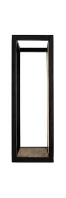 HSM Collection wandbox Levels - naturel/zwart - 25x18x55 cm