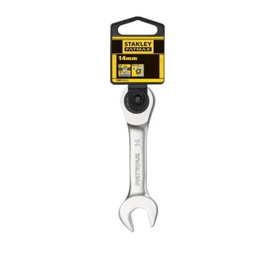 Stanley FMMT13112-0 FatMax Stubby Ringsteeksleutel met ratel 14mm Stanley FMMT13112-0 FatMax Stubby Ringsteeksleutel met ratel 14mm