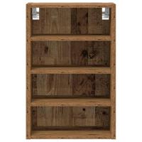 Hangkast Riga 40x29,5x60 cm bewerkt hout oud houtkleurig - thumbnail