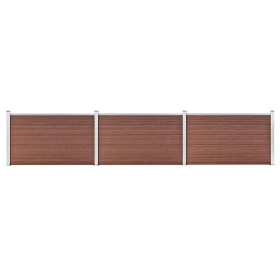 Schutting 526x106 cm HKC bruin
